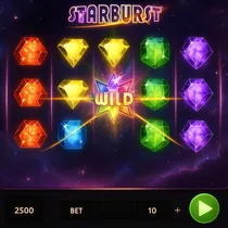 Betzino - Starburst Slot Game - NetEnt
